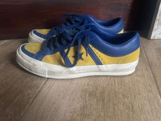 Converse One Star: Azul y Amarillo