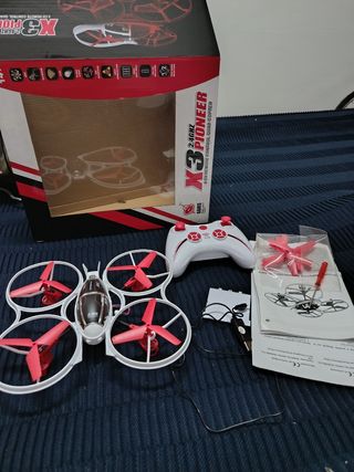 Dron X3 Pioneer 2.4GHz - Rojo y Blanco