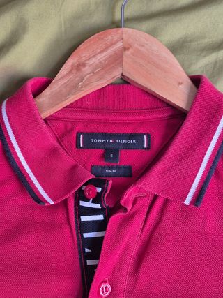 Polo Tommy Hilfiger rojo talla S
