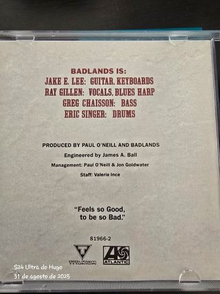 CD Badlands - Badlands (Hard Rock)