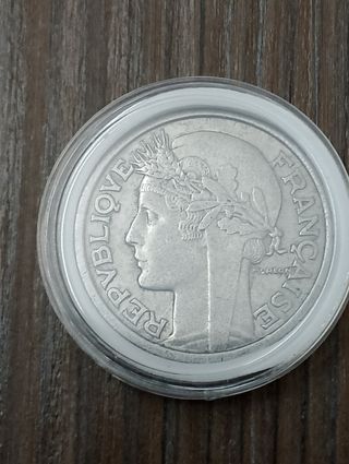 Moneda Francesa 1936 en total son cuatro monedas 