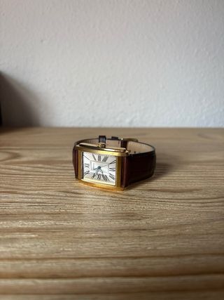 Reloj Fossil Carraway - dorado y piel marrón