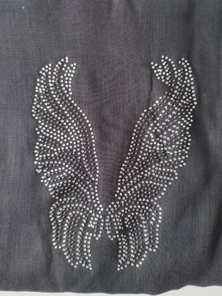 Foulard Mango negro brillante