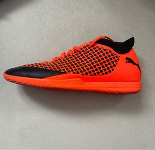 Botas fútbol sala Puma - Naranja-Negras Talla 45