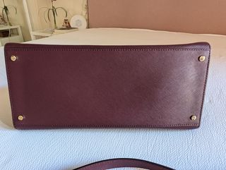 Kate Spade – Bolso piel Saffiano burdeos original