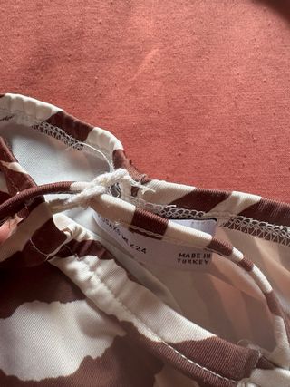 Pantalones campana cebra