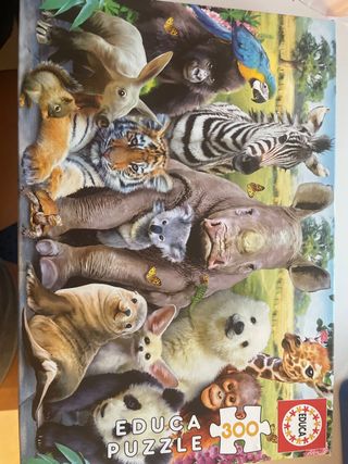 Puzzle Educa 300 piezas animales