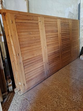 Ventanales madera maciza 4 hojas