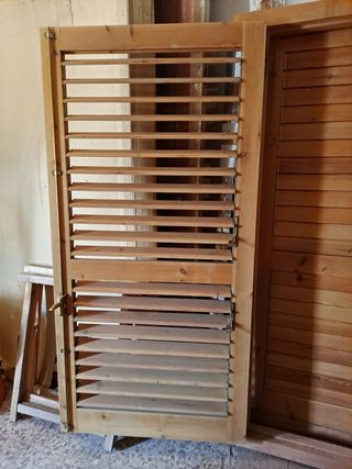 Ventanales madera maciza 4 hojas