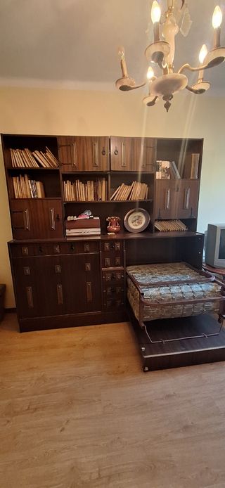 MUEBLE LIBRERIA CON 2 CAMAS DE 80 INTEGRADAS