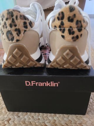 Zapatillas D.Franklin - Beige y Blancas