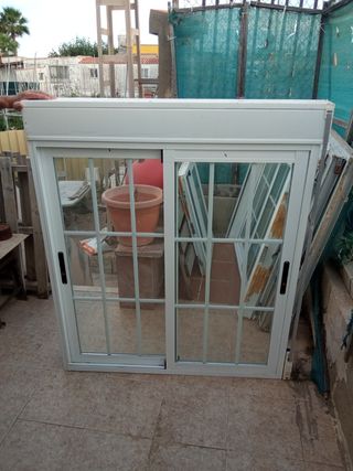 Ventana aluminio corredera 2 hojas