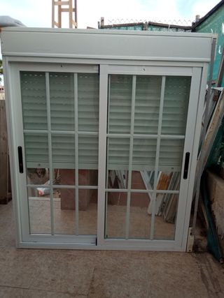 Ventana aluminio corredera 2 hojas