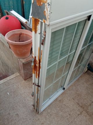 Ventana aluminio corredera 2 hojas
