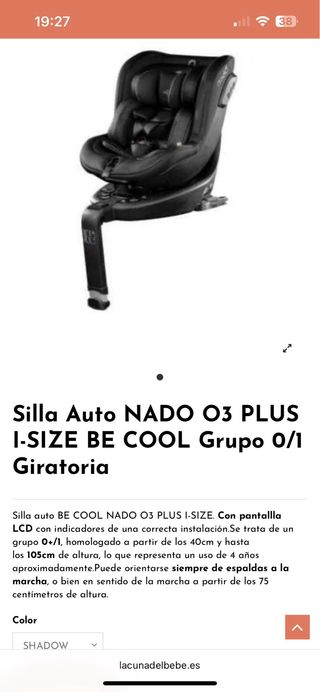 Silla coche bebé Nado03 Be Cool