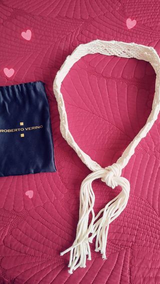 Cinturón Crochet Roberto Verino