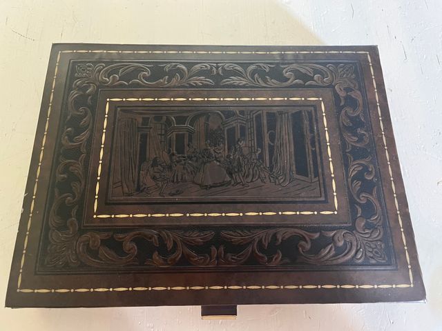 Scatola vintage danza - anni '50