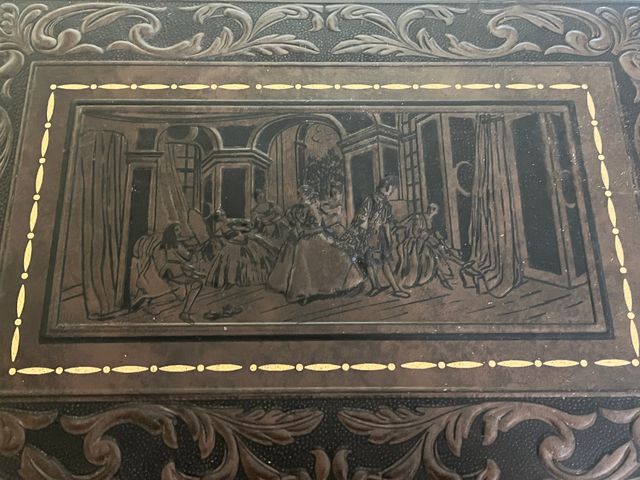 Scatola vintage danza - anni '50