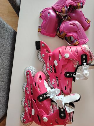 Patines niña + protecciones