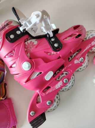 Patines niña + protecciones