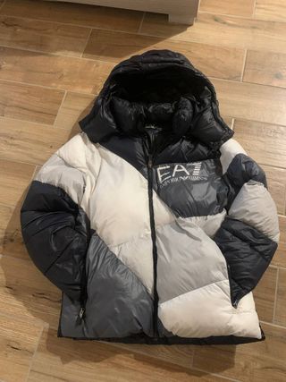 Piumino EA7 Armani - Nero/Bianco