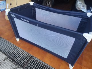 Cuna viaje Sonno - Azul más regalo silla