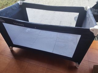 Cuna viaje Sonno - Azul más regalo silla