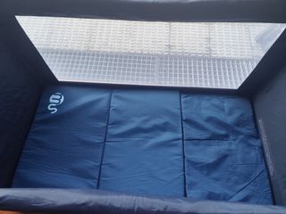 Cuna viaje Sonno - Azul más regalo silla