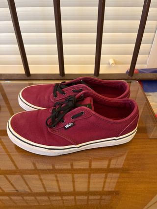 Zapatillas Vans rojas
