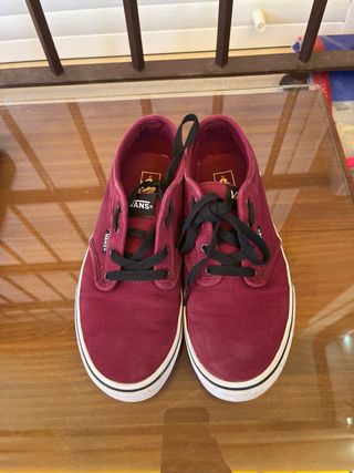 Zapatillas Vans rojas
