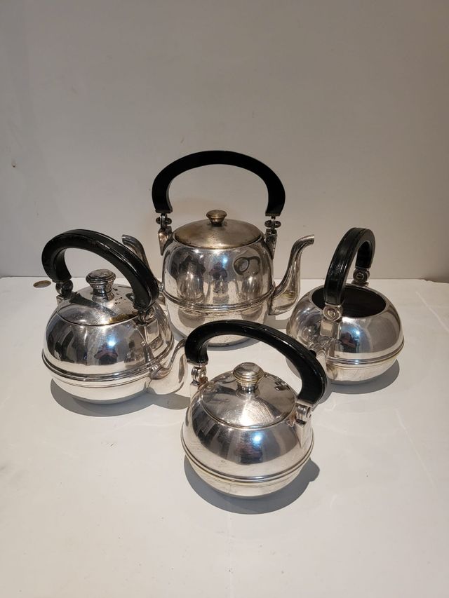 Juego teteras alpaca plata