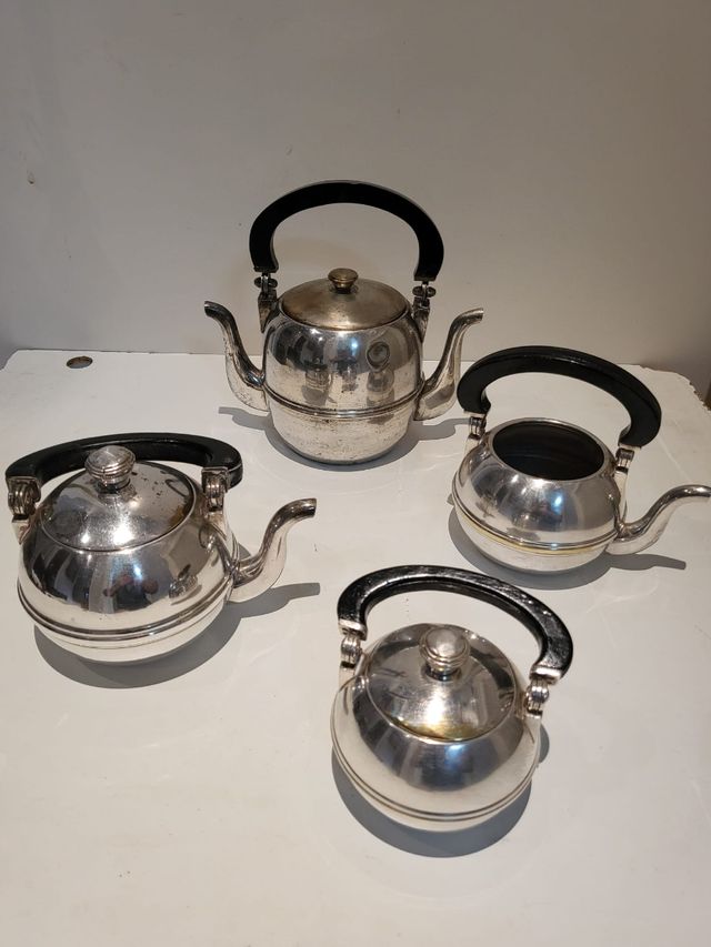 Juego teteras alpaca plata