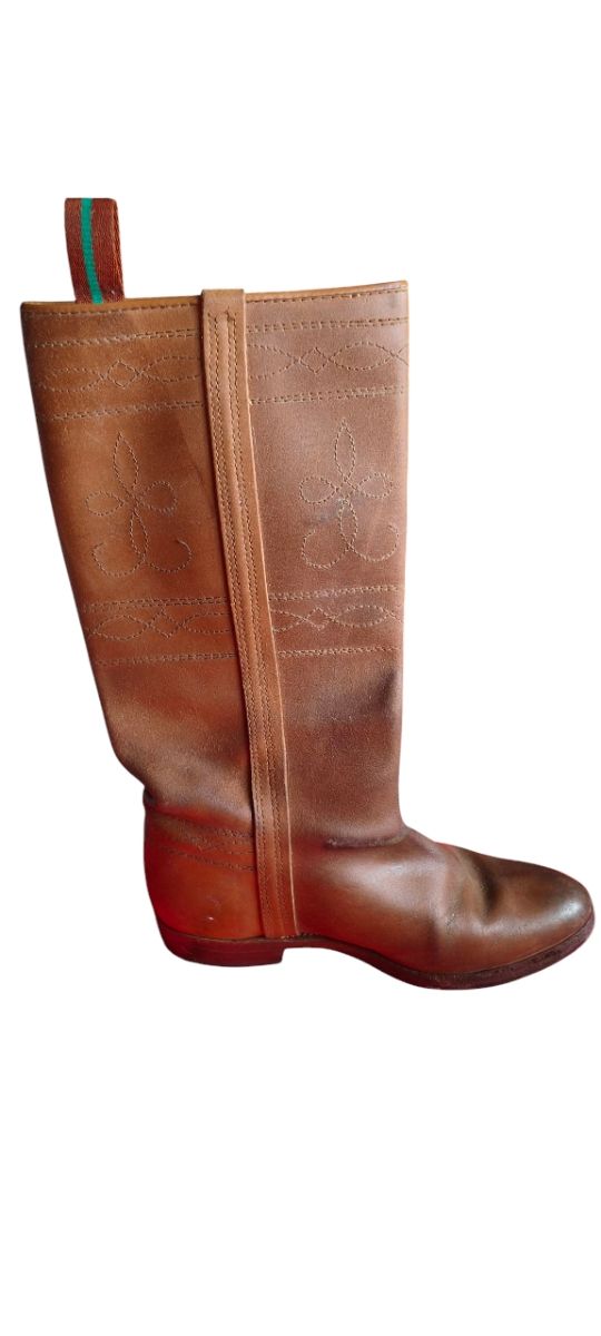 Stivali da cowboy in pelle marrone HECSAN taglia 37