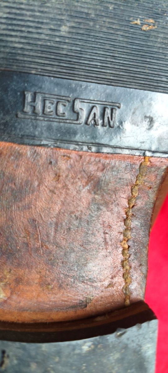 Stivali da cowboy in pelle marrone HECSAN taglia 37