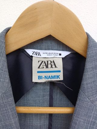 Americana gris azulado ZARA - Talla M