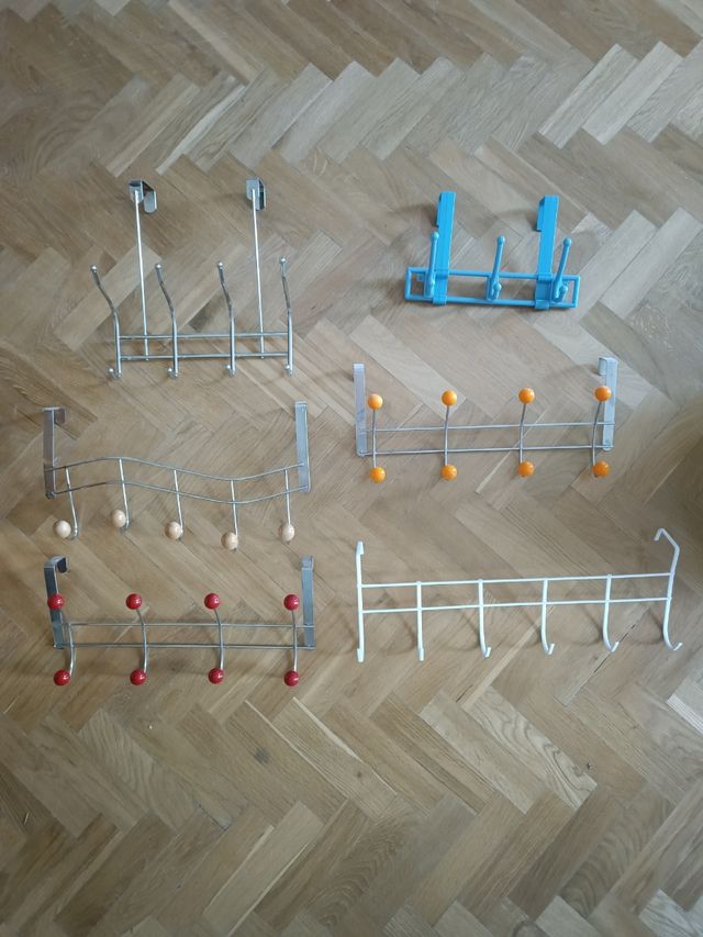 6 Ganchos para puerta - Colgadores