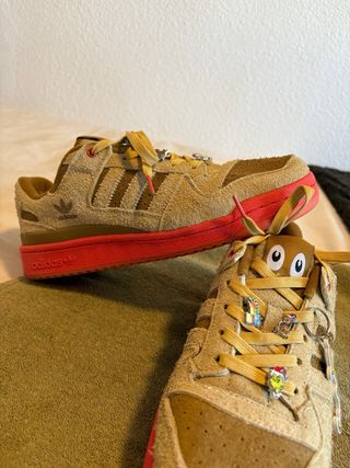 Zapatillas Adidas Grinch - Beige/Naranja
