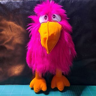 Marionetta uccello rosa Soffy con suoni