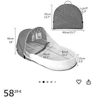 Cuna, cuco o nido portátil bebe viaje
