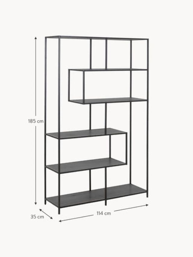 Estantería Westwing negra - Librería