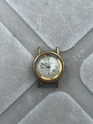 Reloj dorado mujer vintage