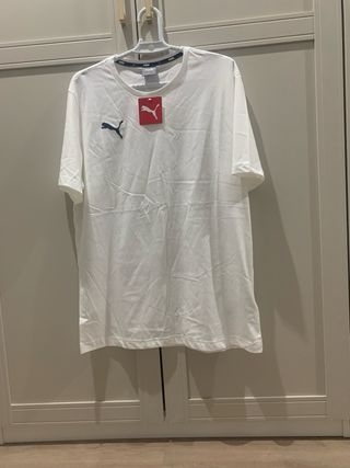 2 Camisetas Puma L - Gris y Blanca