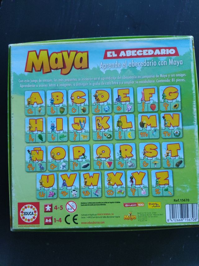 Puzzle Maya el abecedario 4-5 años