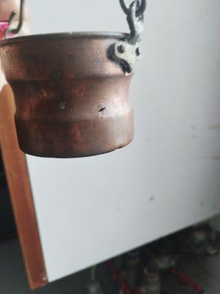 Cazo cobre antiguo