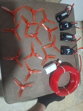Repuestos dron - Hélices rojas
