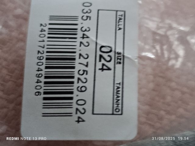 Camiseta chándal Escolapios talla 24