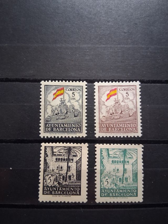Sellos Barcelona. SH nuevos MNH.