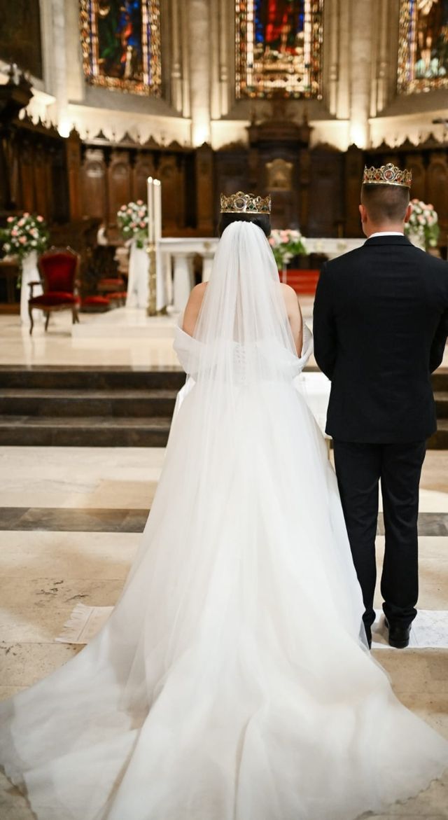 Vestido de novia color blanco