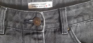 Falda vaquera negra Green Coast talla 36