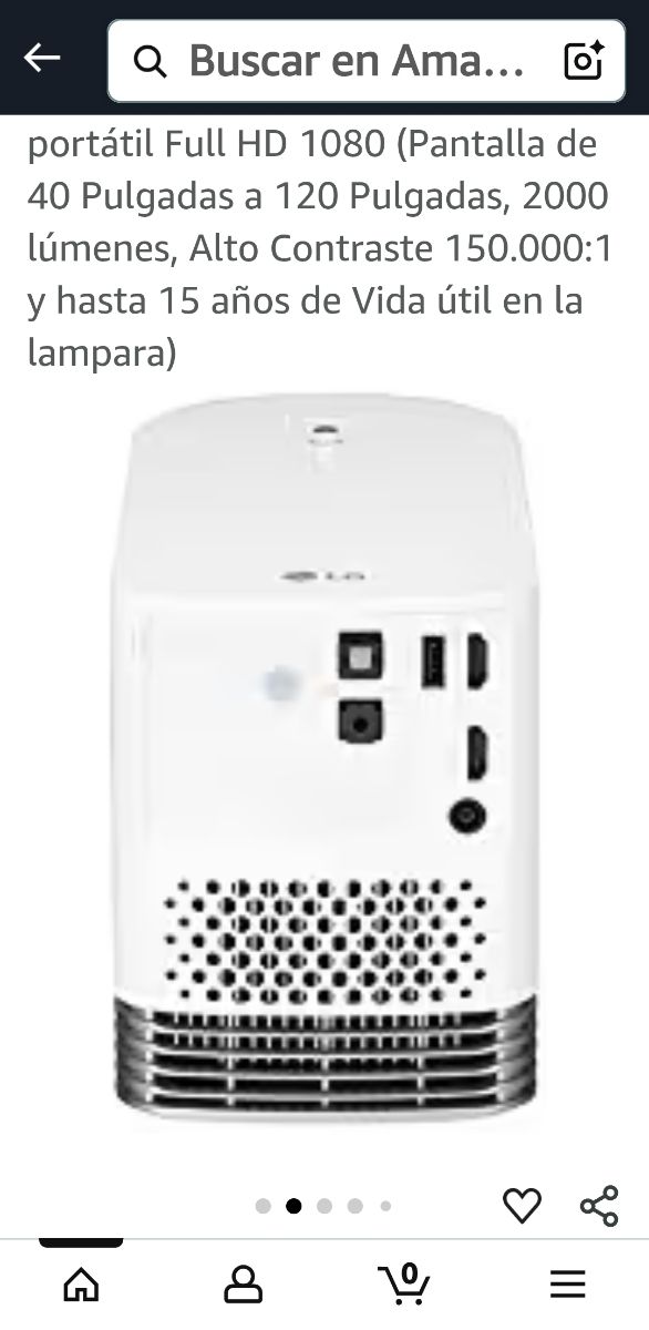 Proyector LG HF80JS - FullHD (sin la caja)